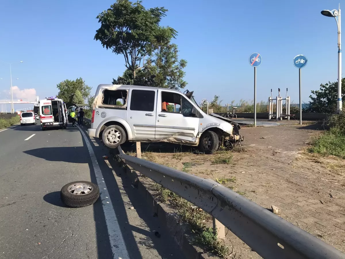 Rize’de Trafik Kazası: 2 Yaralı